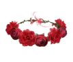 Венче за коса, вдъхновено от красивите рози Цветове: червен,бял 