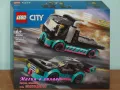 Продавам лего LEGO CITY 60406 - Състезателна кола и камион автовоз , снимка 1