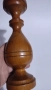 Свещник от дърво 22 см, снимка 2