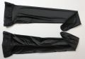 Черни чорапи със силиконова лента 80 Den лъскави от сатенена ликра, снимка 1