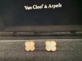 Van Cleef & Arpels Обеци с 18к Златно покритие - Цвят бял + Кутия, снимка 6