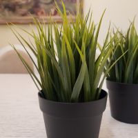 3 изкуствени  саксийни  растения, снимка 2 - Стайни растения - 45505986