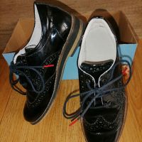Детски обувки за момиче черни ест. кожа, снимка 2 - Детски обувки - 45712543