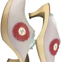 Chanel сабо на ток, снимка 3 - Дамски обувки на ток - 45161512
