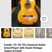 Fender Japan класическа китара 4/4, снимка 7 - Китари - 45112225