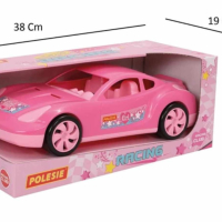 Детска кола за игра Polesie Racing Pink, снимка 4 - Коли, камиони, мотори, писти - 45063747