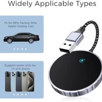 Нов Бърз Безжичен CarPlay Адаптер, Пълна Функционалност за iPhone кола Айфон, снимка 5 - Друга електроника - 45529648