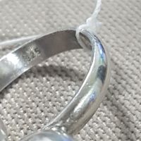 Сребърни пръстени"Поцелуйчик".Украйна. Ф16.5мм,17мм,18мм., снимка 4 - Пръстени - 44867226