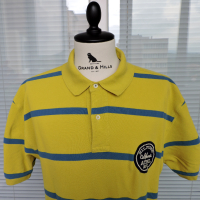 Тommy Hilfiger California Athletic Department - мъжка  раирана тениска  размеr XL , снимка 2 - Тениски - 45053766