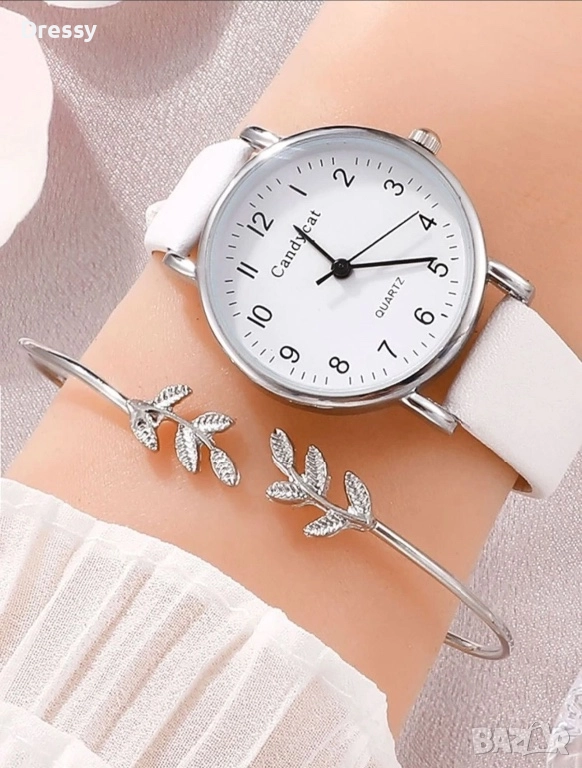 Дамски часовник с гривна, снимка 1