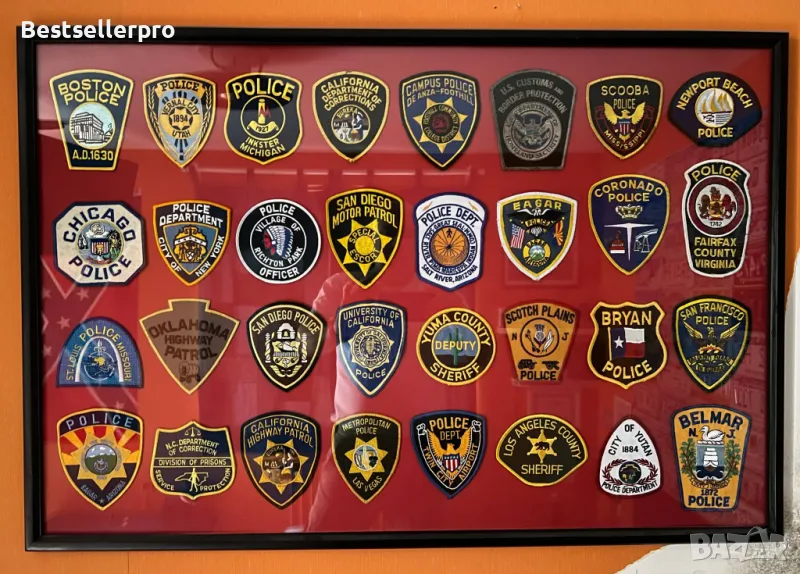 Колекция от пачове/нашивки на Американската Полиция, снимка 1