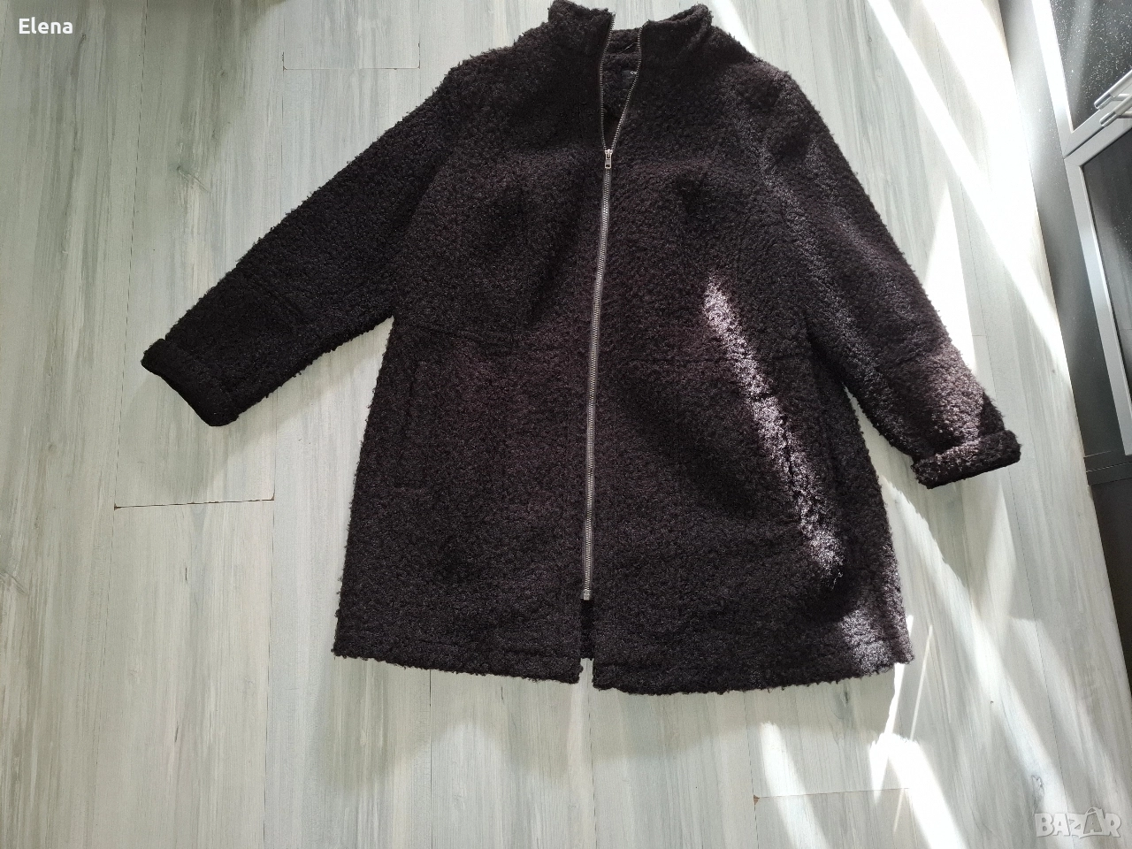 Дамско черно палто Esmara 56, снимка 1