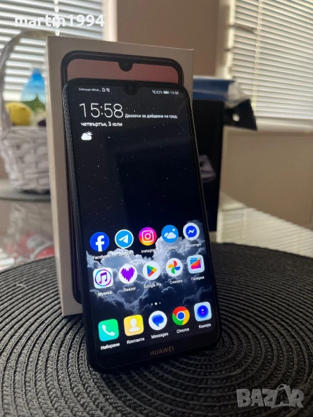 Huawei Y7 2019 *Пукнат дисплей*, снимка 1