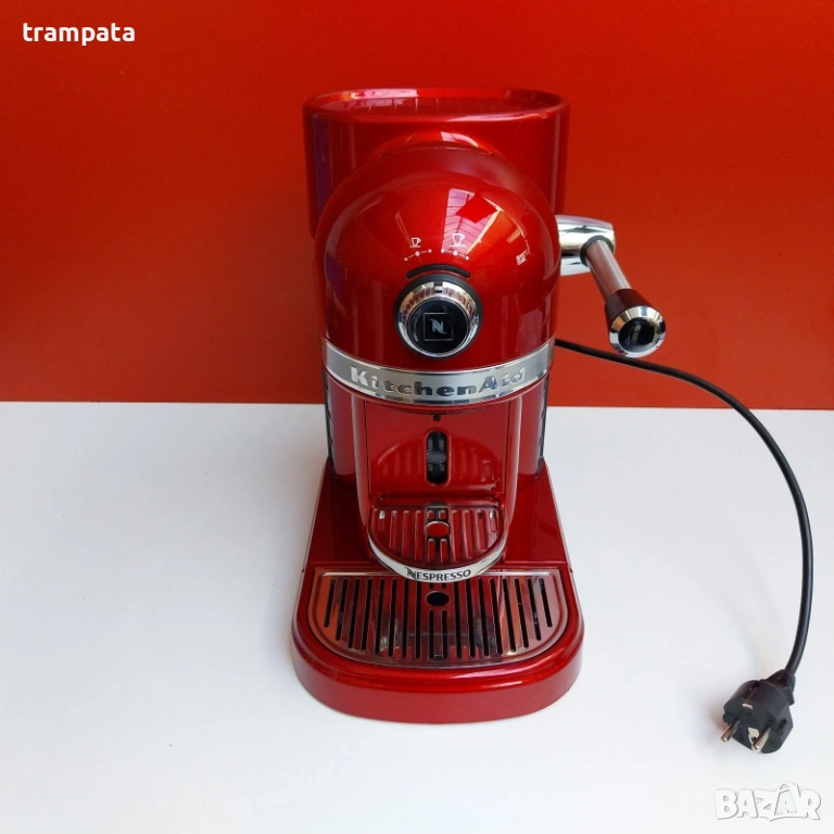 НАЙ ДОБРАТА ОФЕРТА Кафемашина Kitchen Aid Nespresso Artisan Red, снимка 1