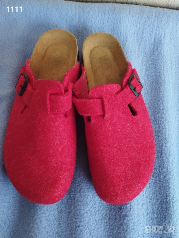 Немски чехли-кожа и вълна., снимка 1