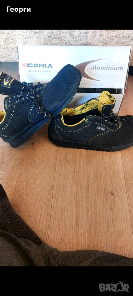 Работни обувки с метално бомбе, снимка 1