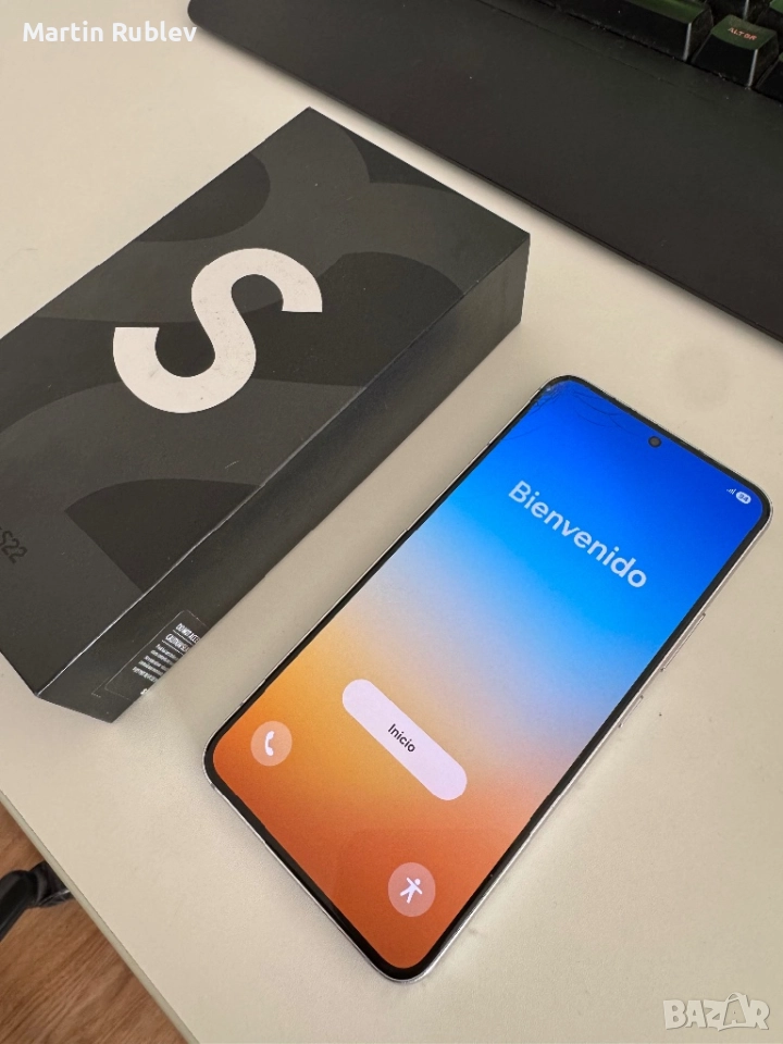 Samsung S22 256GB White, снимка 1
