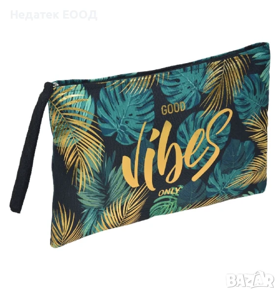 Несесер за таолетни принадлежности, Зелен, 32x22 см., снимка 1