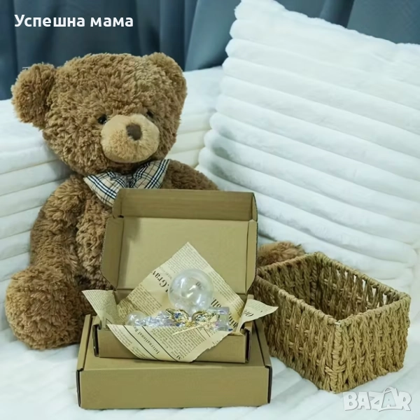 Кутийки за handmade, 120 х 100 х 80 мм., кафяви, снимка 1