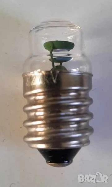 Глим лампа 220 волта  0.2W на цокъл Е14, снимка 1