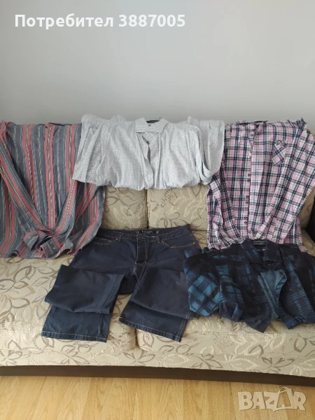 Мъжки лот от ризи и дънки, снимка 1
