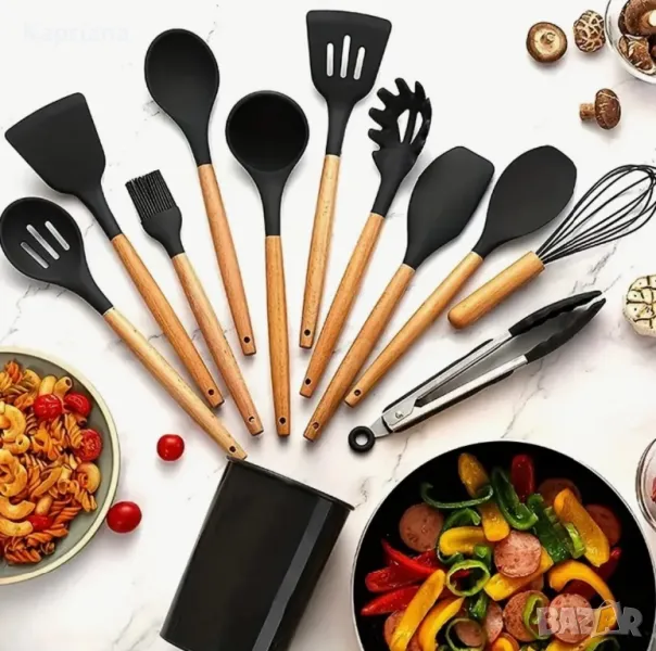 Сет от 12 части кухненски прибори за готвене, снимка 1