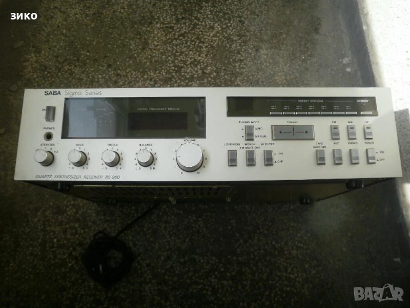 	ресивър Saba RS 960- усилвател с цифров тунер и грамофонна доза, снимка 1
