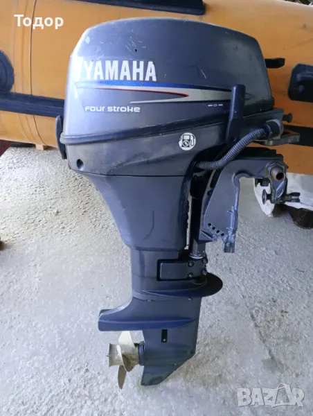 Продавам извънб. д-л Yamaha-Four Stroke 8HP 4т,с ел.стартер,в добро състояние,внос от Италия, снимка 1