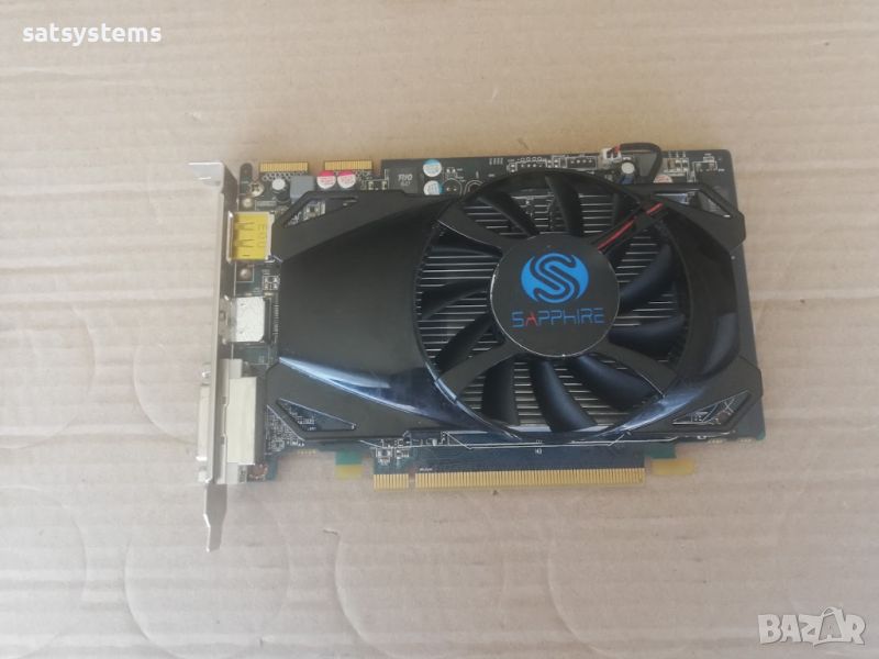 Видео карта AMD Radeon Sapphire HD 5670 HDMI 1024MB GDDR5 128bit PCI-E, снимка 1