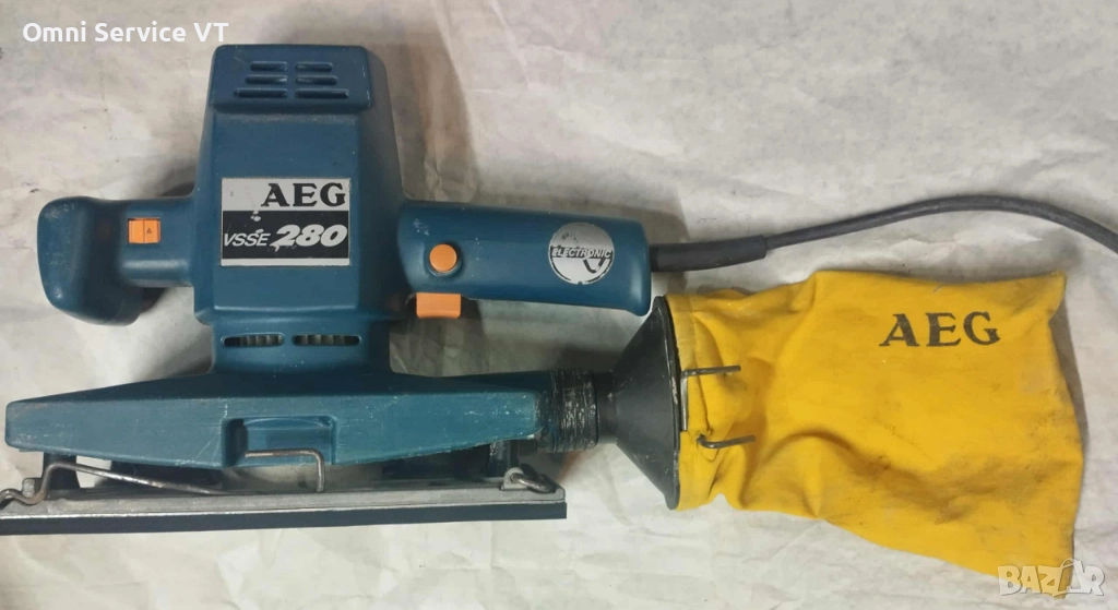 Шлайфмашина AEG 105x230 мм плот, снимка 1