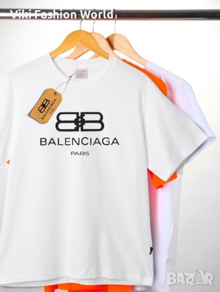 Balenciaga мъжки и дамски маркови тениски реплика България, снимка 1