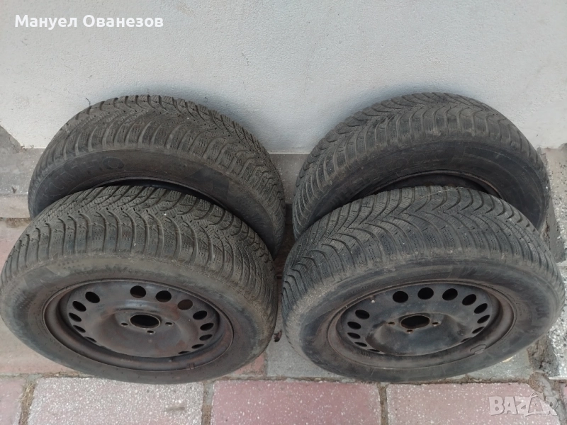 Гуми с джанти за Опел 15 цола 5х110, снимка 1