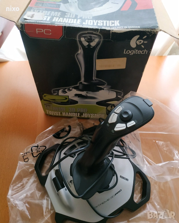 ЧИСТО НОВ Logitech Extreme 3D Pro – Пълен контрол в небесата, снимка 1