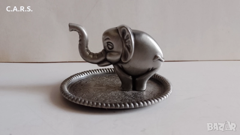 Метален сувенир на слон, снимка 1