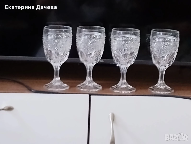Продавам чаши за вино , снимка 1