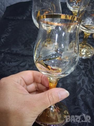 Сервиз с позлата , снимка 8 - Антикварни и старинни предмети - 51446594