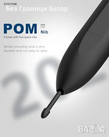 Нов Магнитен EMR стилус 4096 нива, tilt, palm rejection, 5 накрайника, снимка 8 - Друга електроника - 53521791