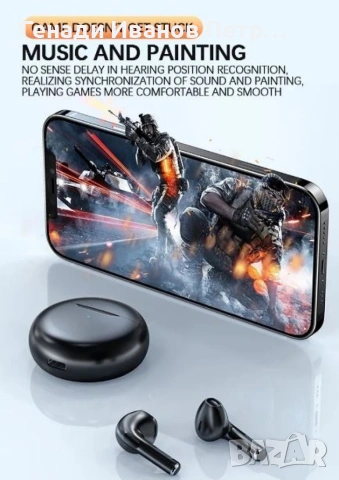 Безжични слушалки Pro 6, снимка 2 - Безжични слушалки - 53594905