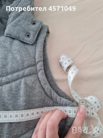 Дебел сив елек, снимка 6 - Елеци - 51458019