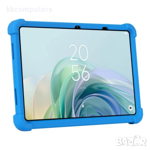 Удароустойчив силиконов калъф със Стойка и Протектор за TCL TAB 11 FE, Цветове: Черен, Червен, Син, , снимка 5 - Калъфи, кейсове - 52141415