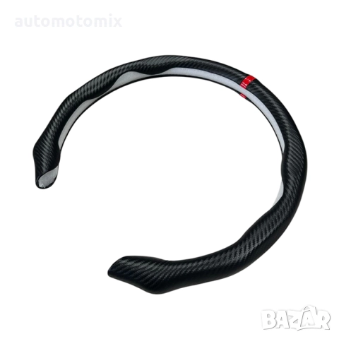 Протектор за волан, Черно с червено, Карбон - 21401, снимка 2 - Аксесоари и консумативи - 51855366