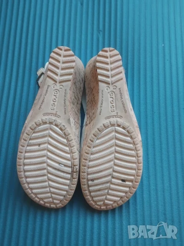 Crocs 100% оригинални дамски сандали на платформа - естествена кожа, снимка 7 - Сандали - 50911708