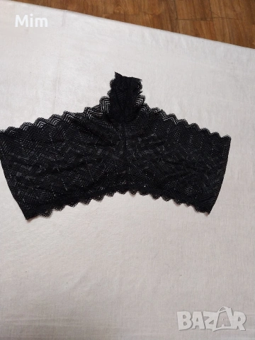 L Черна дантелена бикина , снимка 7 - Бельо - 54011690
