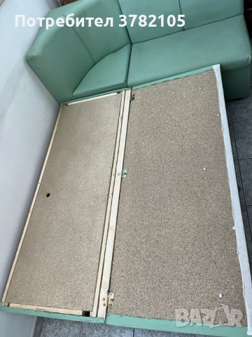 Кухненски ъгъл + кръгла кухненска маса, снимка 4 - Дивани и мека мебел - 51819662