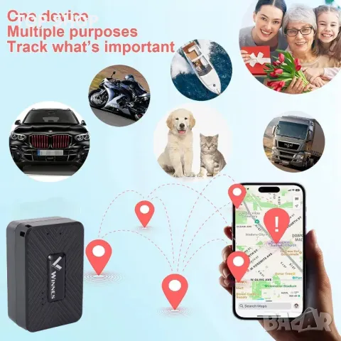 GPS тракер Winnes 4G TK913, снимка 2 - Аксесоари и консумативи - 48485694