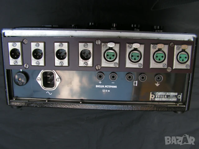 Винтидж, колекционерски аудио миксер Tesla ART-420 1+1 бр., снимка 5 - Ресийвъри, усилватели, смесителни пултове - 51119671