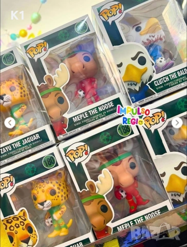 Funko POP фигурки Fifa World Cup 2026/Zayu The Jaguar/Maple The Moose/Clutch The Bald Eagle