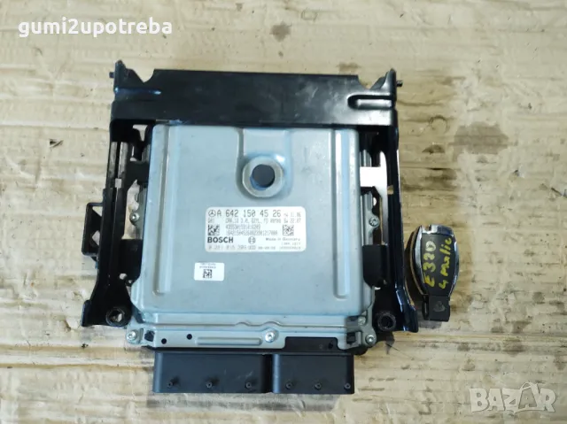 Компютър ECU+Ключ Mercedes E class W211 V6 4matic Tmodel OM642, снимка 1 - Части - 47044531