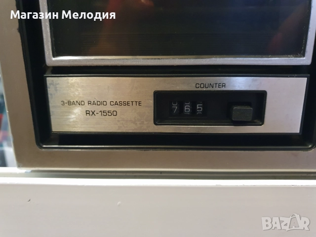 Радиокасетофон National Panasonic RX-1550 Работи на радио и касета. Радиото има само средни къси въл, снимка 4 - Радиокасетофони, транзистори - 49218863