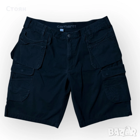 Carhartt Heavy Cotton Canvas Multipocket Work Cargo Jorts, снимка 2 - Къси панталони - 51726301